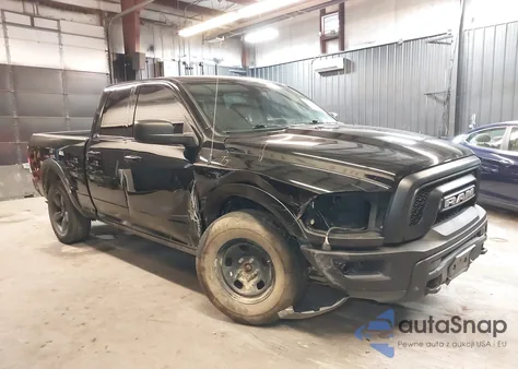 2019 Ram 1500 Classic Warlock Quad Cab 4X4 6'4 Box z USA, uszkodzony, nr VIN 1C6RR7GG6KS705649